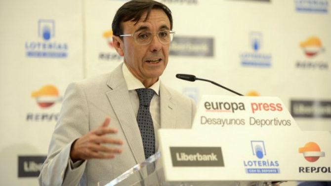 José Hidalgo, durante una comparecencia pública. / Fotos: ADESP