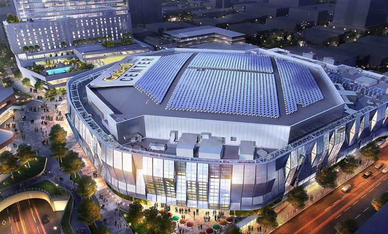 Aspecto exterior del Golden 1 Center.