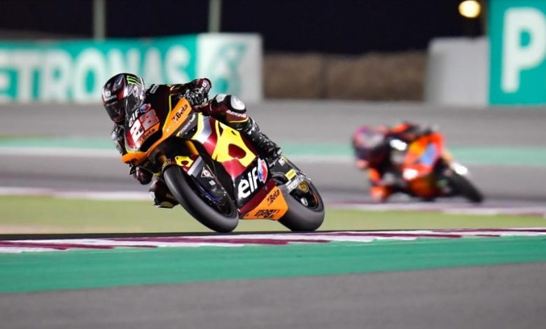 Imagen de una competición de MotoGP