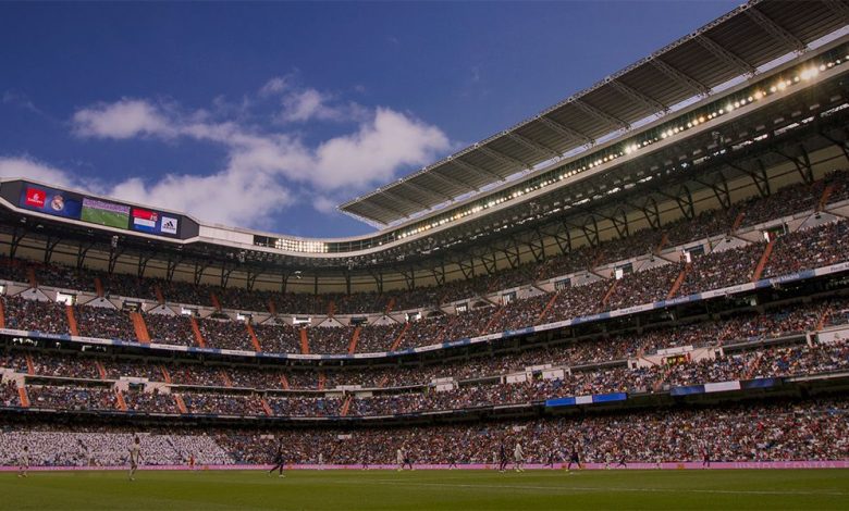 El estadio Santiago Bernabéu. / Foto: Real Madrid CF