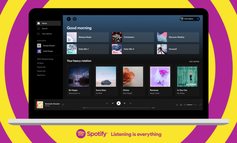 Spotify, todo un nombre propio del streaming.